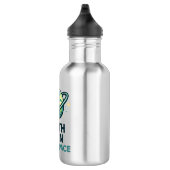 Lustige Astronaut Planeten Edelstahlflasche (Rechts)