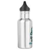Lustige Astronaut Planeten Edelstahlflasche (Links)