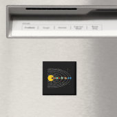 Lustige Astronauten des Sonnensystems Outer Space Magnet (In Situ (Geschirrspüler))