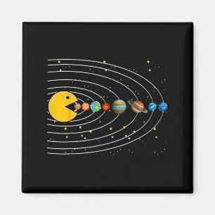 Lustige Astronauten des Sonnensystems Outer Space Magnet