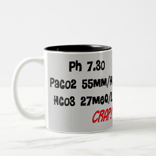 Lustige Atmungstherapeutgeschenke Zweifarbige Tasse (Links)