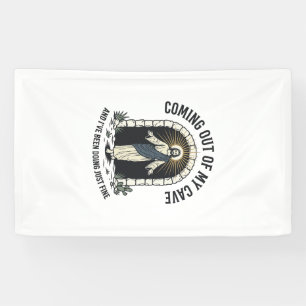 Lustige Auferstehungshöhle Zitat Vintage Gravur De Banner