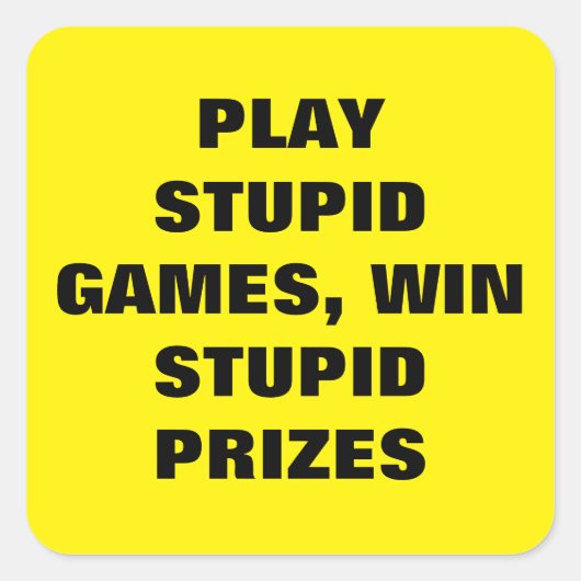 lustige Aufkleber (Vorderseite)