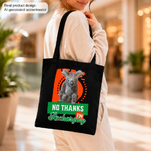 Lustige Aufladende Koala-Introvertierte Stimmung Tasche