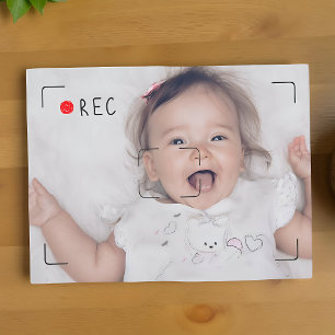 Lustige Aufnahme Roter Punkt Benutzerdefiniertes F Postkarte