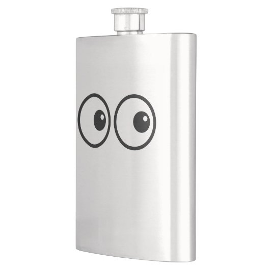 Lustige Augen Flachmann (Links)