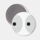 lustige Augen Magnet (Vorderseite/Rückseite)