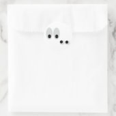 lustige Augen Runder Aufkleber (Tasche)