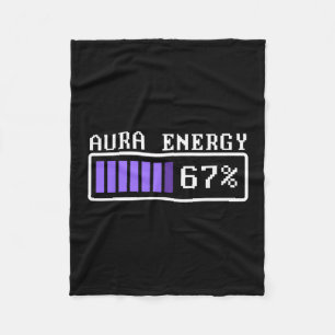 Lustige Aura Energie Bei 67 Six Seven Genz Meme Sl Fleecedecke