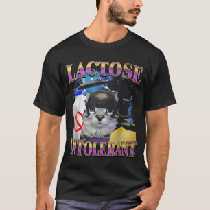 Lustige Aussage Laktoseintoleranz Dummer Katzen-Me T-Shirt