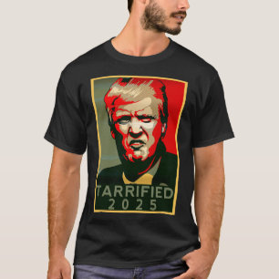 Lustige Aussage Tarrified Tarrified Lustige politi T-Shirt