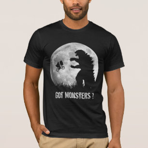 Lustige Außerirdische gegen MONSTER T-Shirt