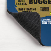 Lustige australische Karte Mousepad (Ecke)