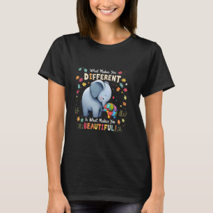Lustige Autismus-Bekanntheit Süßer autistischer El T-Shirt