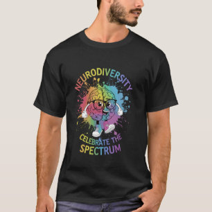 Lustige Autismus-Neurodiversität Feiern Sie Das Sp T-Shirt