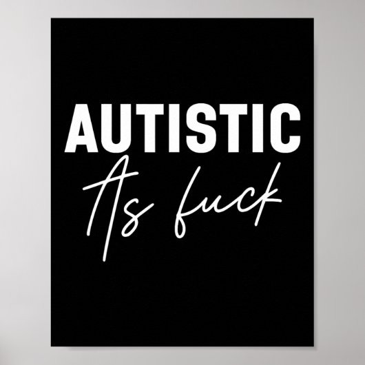 Lustige Autismus-Witze  Poster (Vorne)