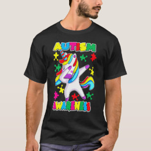 Lustige Autismusrätsel-Einhorn-Puzzleteil T-Shirt