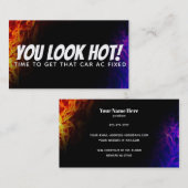 Lustige Auto Visitenkarte (Vorne/Hinten)