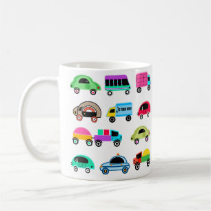 Lustige Autos Kaffeetasse