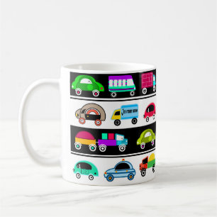 Lustige Autos Kaffeetasse