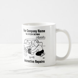 Lustige Autowerkstatt Mechaniker Reparaturen Kaffeetasse