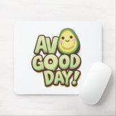 Lustige Avocado-Mauspad – Avo Good Day Design Mousepad (Mit Mouse)