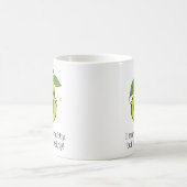 Lustige Avocado-molliges aber gutes Fett Kaffeetasse (Mittel)