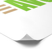Lustige Avocado Poster (Ecke)