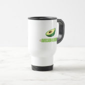 Lustige Avocado Reisebecher (VorderseiteRechts)