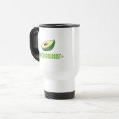 Lustige Avocado Reisebecher (Vorderseite Links)