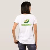 Lustige Avocado T-Shirt (Schwarz voll)