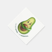 Lustige Avocado-Tasche – Ich bin nicht übertrieben Serviette (Ecke)