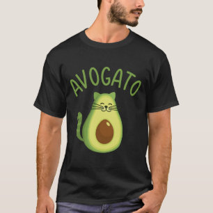 Lustige Avogato-Katze für Avocado-Liebhaber und Ci T-Shirt