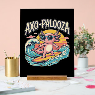 Lustige Axo-Palooza 90er Alternative-Konzertparodi Acrylschild