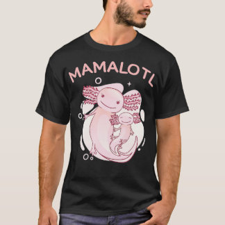 lustige axolotale Schwangerschaftsankündigung Mama T-Shirt