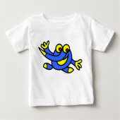 lustige Babyaufstehung durch jangocreation Baby T-shirt (Vorderseite)