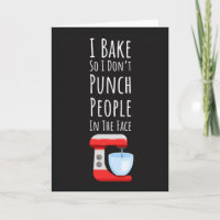 Lustige Bäcker Karten Backen Kochen Koch Chef Esse
