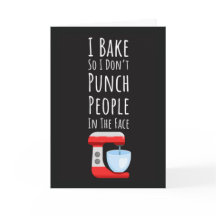 Lustige Bäcker Karten Backen Kochen Koch Essen Zub