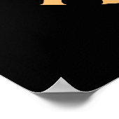 lustige Bäckerei Kuchen liebt Wortkunst Poster (Ecke)