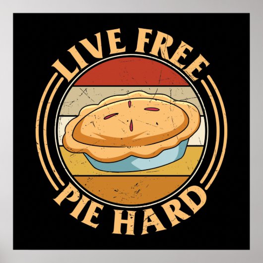 lustige Bäckerei Kuchen liebt Wortkunst Poster (Vorne)