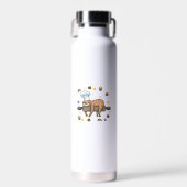 Lustige Backgeschenke - Faultier Bäcker Cupcake Li Trinkflasche (Vorne)
