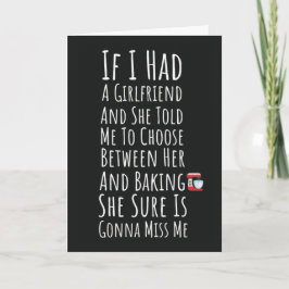 Lustige Backkarten für ihn Teenager Jungen Männer Karte