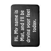 Lustige Bad-Matte Badematte (Vorderseite Vertikal)