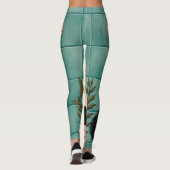 Lustige Badezimmer-Schwarze Katze Leggings (Rückseite)
