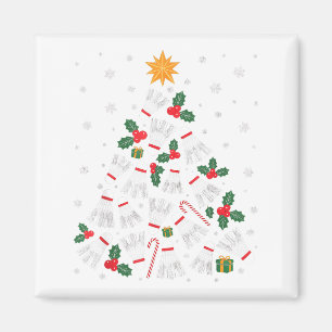 Lustige Badminton-Weihnachtsbaumlichter Santa Männ Magnet