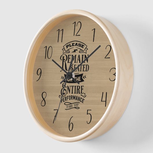 lustige Badwortkunst Uhr (Winkel)