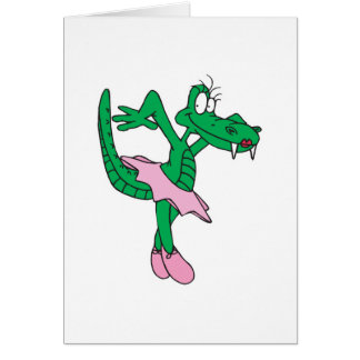 lustige Ballerina-Alligatorin
