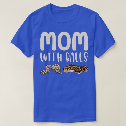 Lustige Ballpython-Schlange4 T-Shirt (Design vorne)