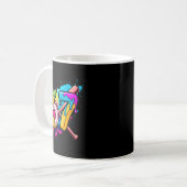 Lustige Banane Baseball 67 Eis Drip Meme  Kaffeetasse (Vorderseite Links)