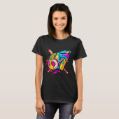 Lustige Banane Baseball 67 Eis Drip Meme T-Shirt (Vorne ganz)